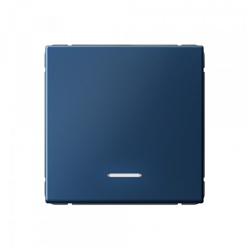 Выключатель Systeme Electric ArtGallery одноклавишный встраиваемый аквамарин с подсветкой (SE GAL001113)