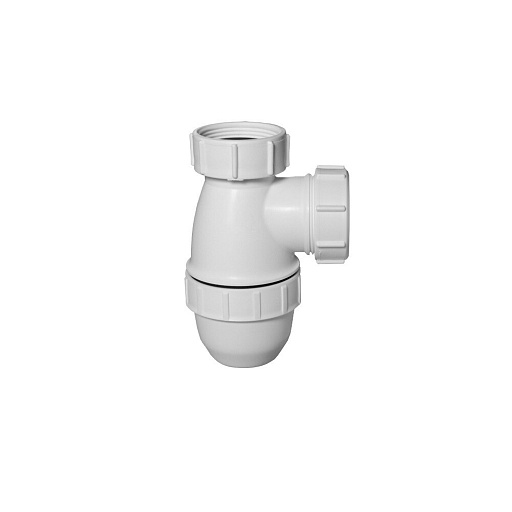 Сифон для мойки McAlpine 1 1/2х40 мм без выпуска с соединением 40 мм (MRSK2-NW-MINI)