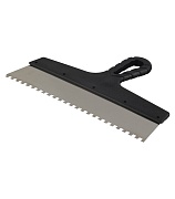 Шпатель зубчатый 300х6 мм с пластиковой ручкой (131152)