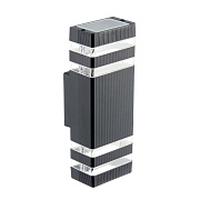 Светильник садово-парковый настенный Feron Техно черный E27 60 Вт IP54 (41154)