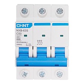 Автоматический выключатель модульный Chint NXB-63S 3P 50А тип C 4,5 кА 400 В (296832 Chint)