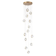 Люстра светодиодная подвесная Arte Lamp Faberge 65 Вт 4000К 10 кв.м (A2451SP-75PB)