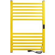 Полотенцесушитель электрический Indigo Attic 800х530 мм 90 Вт с терморегулятором желтый