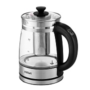 Электрический чайник Kitfort КТ-6119 1,7 л хром/черный