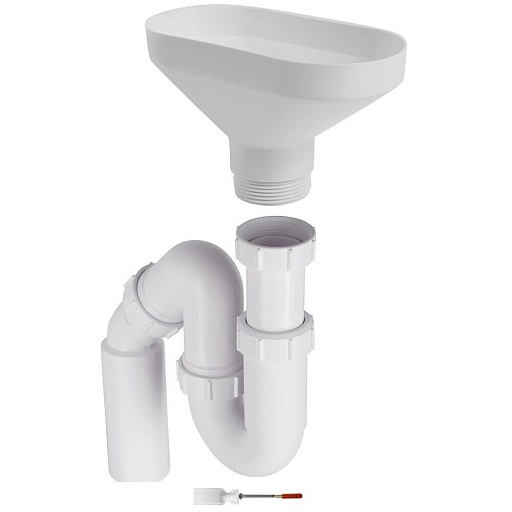 Сифон для раковины и мойки McAlpine 1 1/2х40 мм с выпуском d170 мм с соединением 40/50 мм с разрывом струи (HC8-FUN/2025) Сифон для раковины и мойки McAlpine 1 1/2х40 мм с выпуском d170 мм с соединением 40/50 мм с разрывом струи (HC8-FUN/2025)