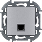 Розетка компьютерная Legrand Inspiria 673827 скрытая установка алюминий один модуль RJ45 Розетка компьютерная Legrand Inspiria 673827 скрытая установка алюминий один модуль RJ45