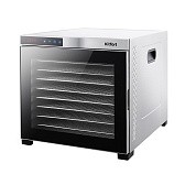 Сушилка для овощей и фруктов Kitfort КТ-1910 черно-серебристая Сушилка для овощей и фруктов Kitfort КТ-1910 черно-серебристая