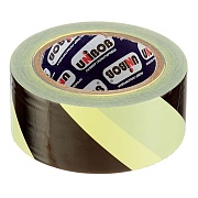 Лента сигнальная Unibob желто-черные полоски 50 мм 150 м Лента сигнальная Unibob желто-черные полоски 50 мм 150 м