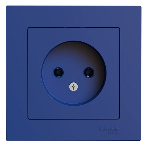 Розетка Systeme Electric AtlasDesign встраиваемая аквамарин (ATN001140)