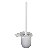 Ершик для унитаза WasserKraft Kammel подвесной стекло/металл белый (K-8327W)