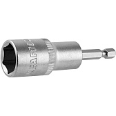 Адаптер для болтов и саморезов Kraftool Nut Driver (26396-17) 17 мм L80 мм магнитный шестигранная головка Адаптер для болтов и саморезов Kraftool Nut Driver (26396-17) 17 мм L80 мм магнитный шестигранная головка