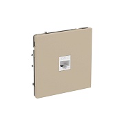 Розетка компьютерная DKC Kant встраиваемая ванильный марципан RJ45 (7015663DIY)