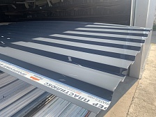 Профилированный поликарбонат МП-20 SUNNEX 0,8 мм графитовый-серый