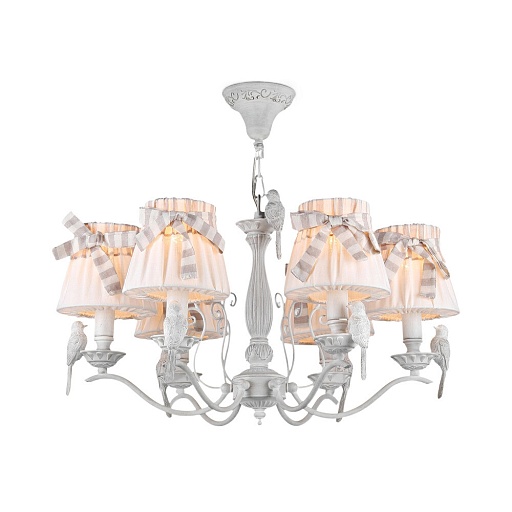 Люстра подвесная Maytoni Bird E14 240 Вт 13 кв.м (ARM013-06-W) Люстра подвесная Maytoni Bird E14 240 Вт 13 кв.м (ARM013-06-W)