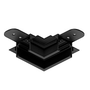 Коннектор для однофазного шинопровода угловой Arte Lamp Optima черный (A731606)