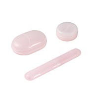 Набор аксессуаров дорожный Доляна 3 предмета пластик прозрачный