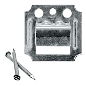 Крепеж кляймер №5 с гвоздями для вагонки и имитации бруса Осфикс (100 шт.) Крепеж кляймер №5 с гвоздями для вагонки и имитации бруса Осфикс (100 шт.)