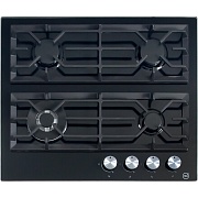 Варочная панель газовая MBS PG-601BL 4 конфорки черная