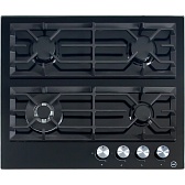 Варочная панель газовая MBS PG-601BL 4 конфорки черная