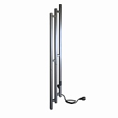 Полотенцесушитель электрический Indigo Sky Pro 1500х170 мм 138 Вт с терморегулятором графит металлик Полотенцесушитель электрический Indigo Sky Pro 1500х170 мм 138 Вт с терморегулятором графит металлик