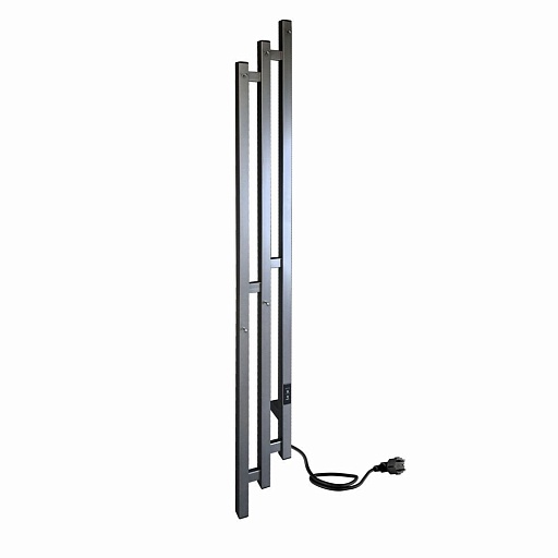 Полотенцесушитель электрический Indigo Sky Pro 1500х170 мм 138 Вт с терморегулятором графит металлик