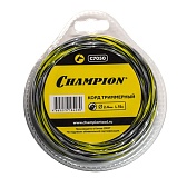 Леска для триммера Champion Tornado витой квадрат 2,4 мм х 15 м черная (C7050) Леска для триммера Champion Tornado витой квадрат 2,4 мм х 15 м черная (C7050)