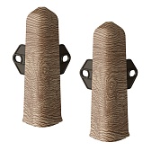 Угол наружный Деконика 100 мм дуб рустик Г-профиль (2 шт.)