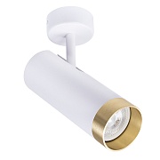 Спот потолочный накладной белый Arte Lamp Topic GU10 35 Вт IP20 под 1 лампу (A2357PL-1WH)
