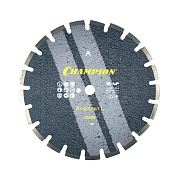 Диск алмазный по асфальту Champion Asphafight L 350x25,4x8 мм сегментный сухой рез (C1630) Диск алмазный по асфальту Champion Asphafight L 350x25,4x8 мм сегментный сухой рез (C1630)