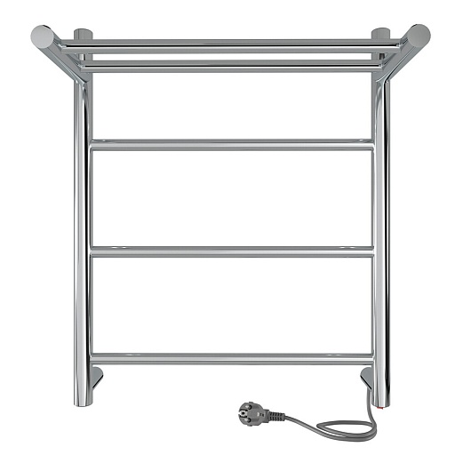 Полотенцесушитель электрический Indigo Line с полкой 500х525 мм 50 Вт хром