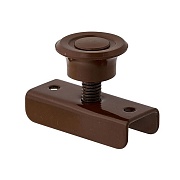 Опора регулируемая металлическая под плиту ЛДСП 16 мм М8 коричневая (2 шт.)