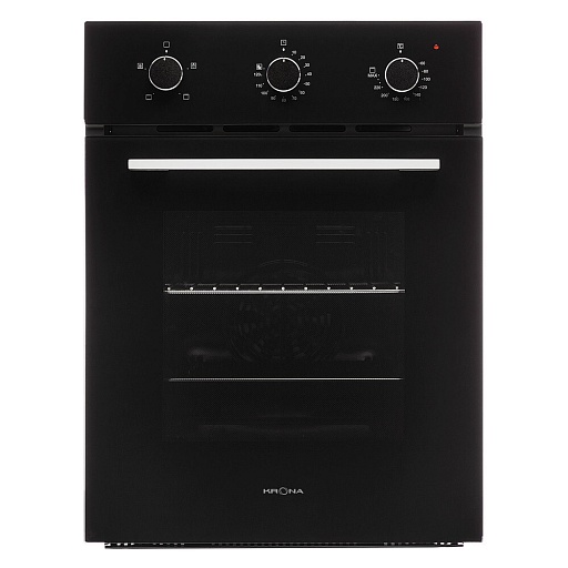 Духовой шкаф электрический встраиваемый Krona Breve 45 BL 447 мм черный