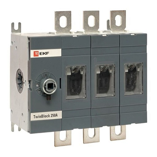 Выключатель-разъединитель EKF TwinBlock 3P 250А 400-690 В на монтажную плату (tb-s-250-3p) Выключатель-разъединитель EKF TwinBlock 3P 250А 400-690 В на монтажную плату (tb-s-250-3p)
