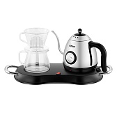 Кофейный набор капельный Kitfort КТ-7543 черный/серебро