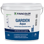Эмаль для внутренних работ акриловая Finncolor Garden Aqua основа C бесцветная полуматовая 2,7 л Эмаль для внутренних работ акриловая Finncolor Garden Aqua основа C бесцветная полуматовая 2,7 л