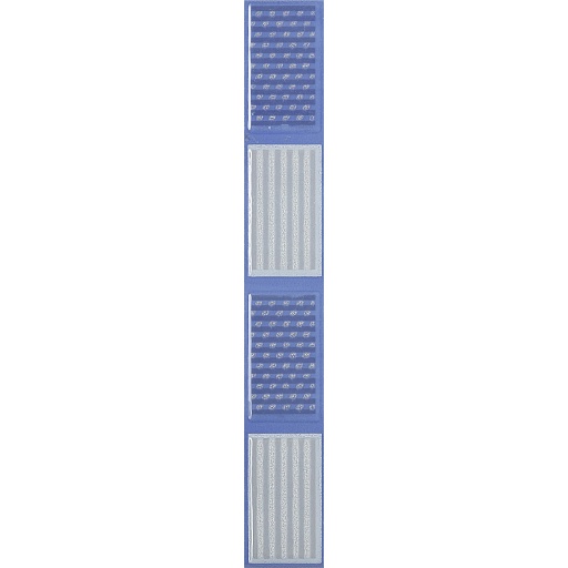 Плитка бордюр Axima Агата C голубая 250x35x7 мм