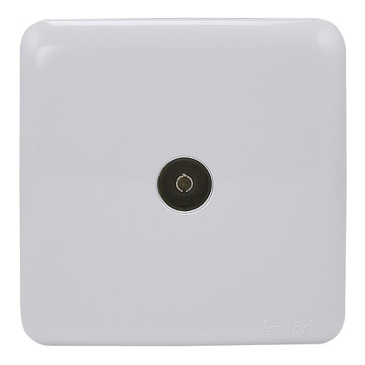 Розетка телевизионная Lezard VIOLA 751-0200-130 оконечная открытая установка белый tv Розетка телевизионная Lezard VIOLA 751-0200-130 оконечная открытая установка белый tv
