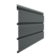 Docke STANDARD Софит с центральной перфорацией (Графит) Docke STANDARD Софит с центральной перфорацией (Графит)