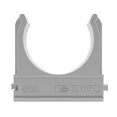 Фиксатор для труб 50 мм DKC с защелкой серый (50 шт.) (51050DIY) Фиксатор для труб 50 мм DKC с защелкой серый (50 шт.) (51050DIY)