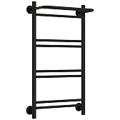 Полотенцесушитель водяной Сунержа ВСП-51П 800х400 мм лесенка с полкой черный