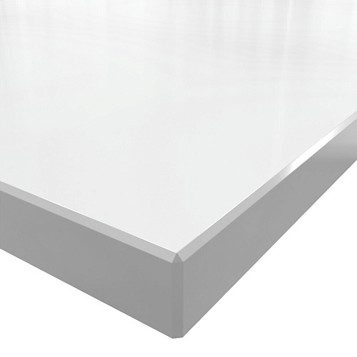 Столешница white 2400х600х20 мм искусственный камень Карат F3