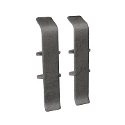 Соединитель Идеал Деконика 70 мм лофт серый Г-профиль (2 шт.)