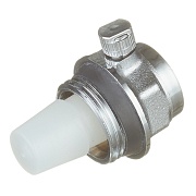 Воздухоотводчик левый Valtec 1 НР(ш) для радиатора автоматический (VT.501.S.06)