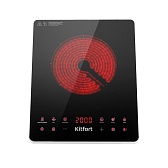 Плита инфракрасная Kitfort КТ-140 1 конфорка черная Плита инфракрасная Kitfort КТ-140 1 конфорка черная