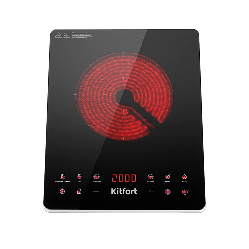 Плита инфракрасная Kitfort КТ-140 1 конфорка черная