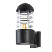Светильник садово-парковый настенный Arte Lamp Coppia черный E27 IP44 (A5217AL-1BK)
