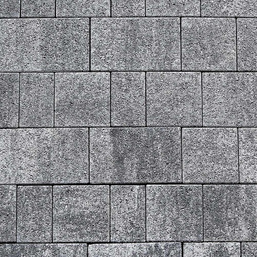 Плитка тротуарная разноразмерная Старый город Листопад (546 шт=14,17 м.кв) антрацит бетонная Выбор