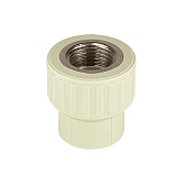 Муфта полипропиленовая Valfex 20 мм х 1/2 ВР(г) серая (10129020Г) Муфта полипропиленовая Valfex 20 мм х 1/2 ВР(г) серая (10129020Г)