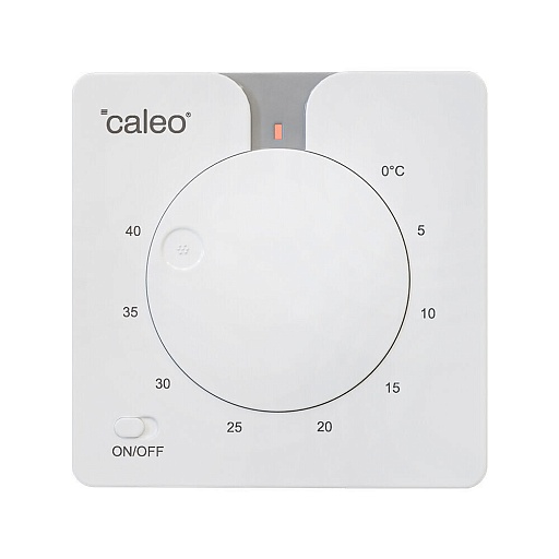 Терморегулятор механический для теплого пола Caleo C430 белый