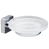 Мыльница для ванной WasserKraft Lippe K-6500 с держателем стекло/металл хром (K-6529) Мыльница для ванной WasserKraft Lippe K-6500 с держателем стекло/металл хром (K-6529)